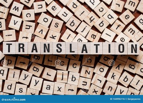 Translation Word Concept Stock Photo Image Of Banner 144996116