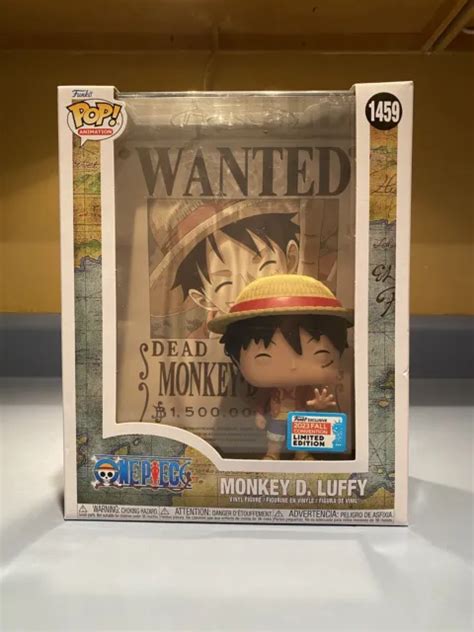 FUNKO POP ONE Piece Monkey D Luffy Wanted Poster NYCC Exclusive PicClick