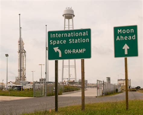 Best Custom Road Signs Ever At Wallops Island Launch Pad Universe Today