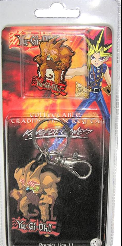 2002 Yu Gi Oh Collectable Trading Pin And Key Chain Figure Type B