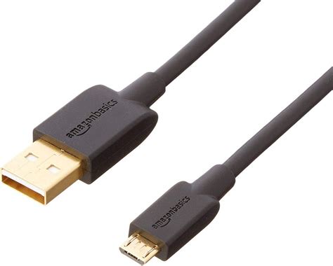 Amazon Basics Usb A Male To Micro B Charger Cable Feet Black