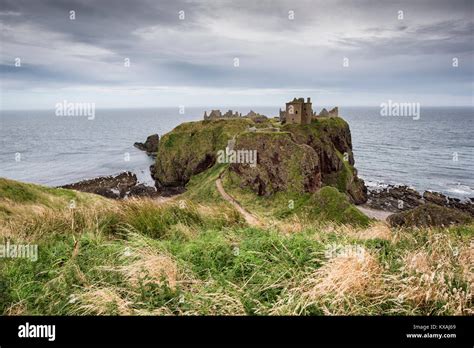 Dunnottar Castle North Sea Coast Near Stonehaven Scotland Great