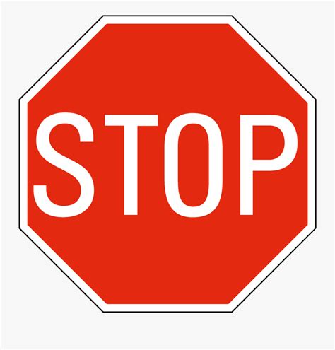 Printable Stop Signs Clip Art Stop Sign Free Transparent Clipart