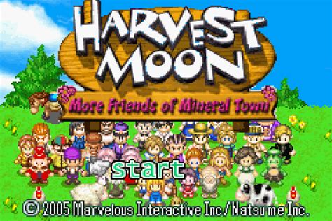 Nintendo gameboy advance (gba) ( download emulator ). Harvest Moon: More Friends of Mineral Town Download Game | GameFabrique