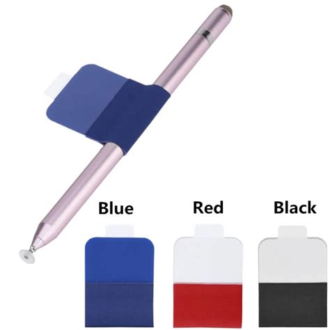 New Genuine Self Adhesive Black Stylus Pen Loop Holder For Microsoft