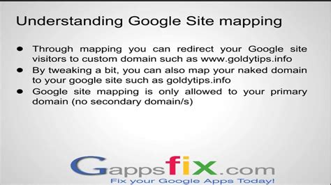 How To Effortlessly Map Your Google Site With Your Custom And Naked Domain In Easy Steps Youtube