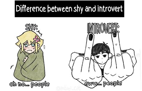 difference between shy and introverted basil omori difference between shy and introvert