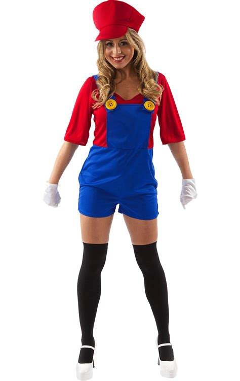 Adult Female Super Mario Costume Uk