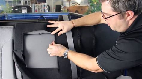 How To Install Seat Covers To A Rear Bench Seat Youtube