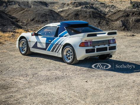 1986 Ford Rs200 Evolution Arizona 2019 Rm Sothebys