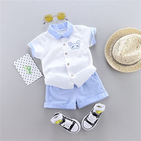 Children Clothing Toddler Boy Clothes 2019 Summer Baby T Shirtshorts