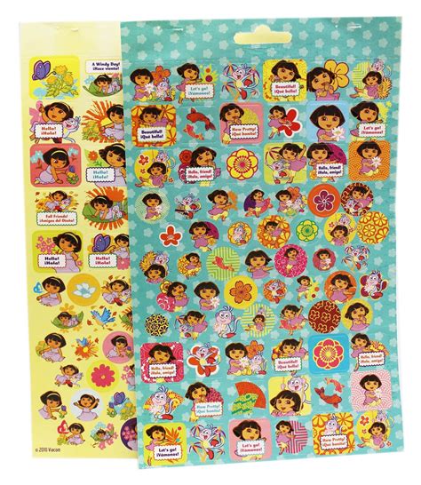Dora The Explorer Dora And Boots Best Friends Assorted Sticker Sheets