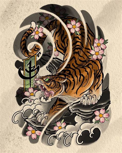 29 Best Chinese Zodiac Tiger Tattoo Images On Pinterest Tiger Tattoo