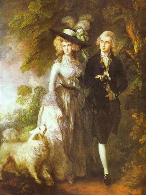 Thomas Gainsborough William Hallett And His Wife Elizabeth Nee