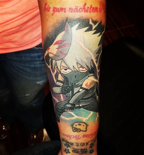 Kakashi Tattoo By Colormyworldpiink On Deviantart