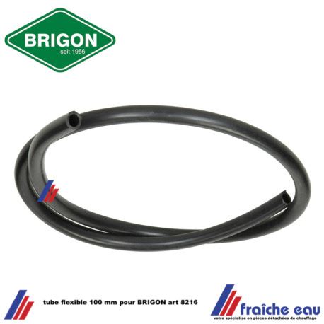 tuyau flexible de remplacement longueur 100 mm art 8216 BRIGON pour pompe à suie et analyseur