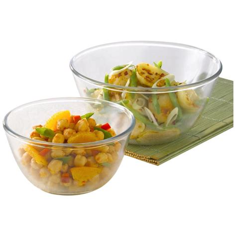 Borosil Glass Serving Mixing Bowls With Lids Oven Microwave Safe Bowls
