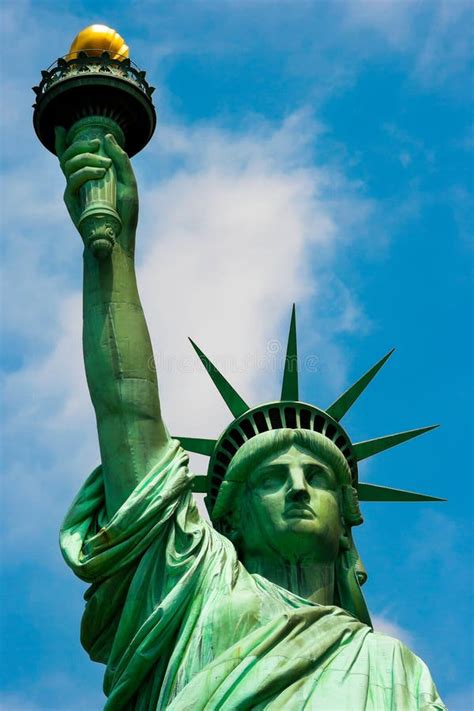 Close Up Of The Statue Of Liberty Stock Image Image Of World T