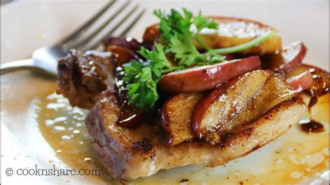 Pork Chops With Apple And Cinnamon In 30 Minutes Youtube