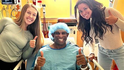 deion sanders girlfriend gives first health update since emergency surgery