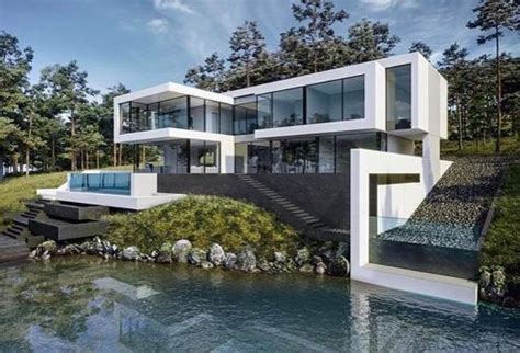 Top 15 Modern Lake House Designs Waterside Living