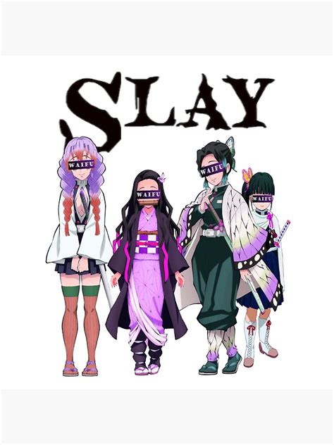 Slaying Demon Girls Poster For Sale By Jazz Knave Redbubble