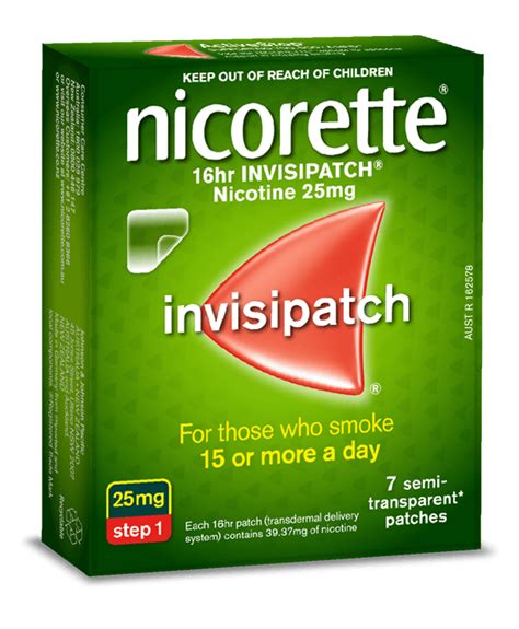 Nicotine Patches Nicorette 16hr Invisipatch Nicorette