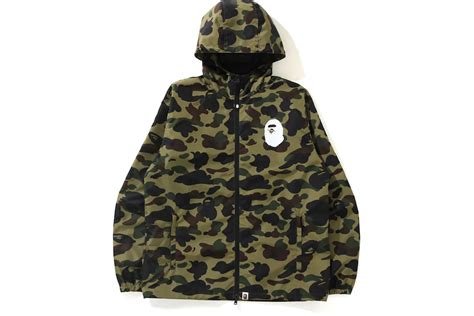 Bape 1st Camo A Bathing Ape Light Jacket Green Ss21 Mens Gb