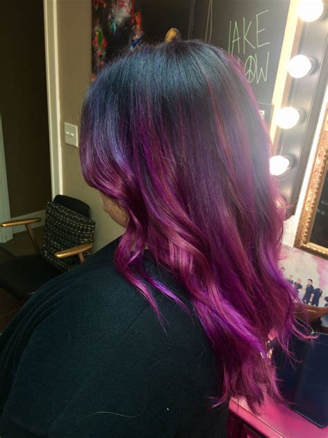 Pink And Purple Color Melt Redken Citybeats Beautybyblow Hair Styles