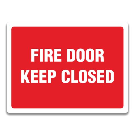 Fire Door Do Not Obstruct Sign Safety Sign And Label