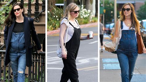 The Unbearable Cuteness Of Maternity Overalls The New York Times