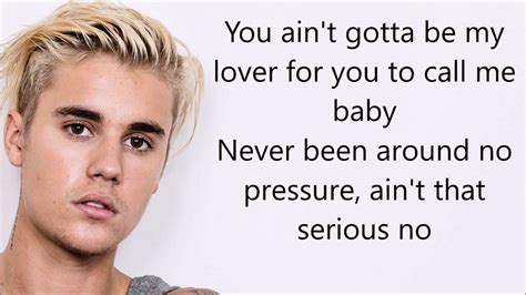 Justin Bieber Company Lyrics Youtube