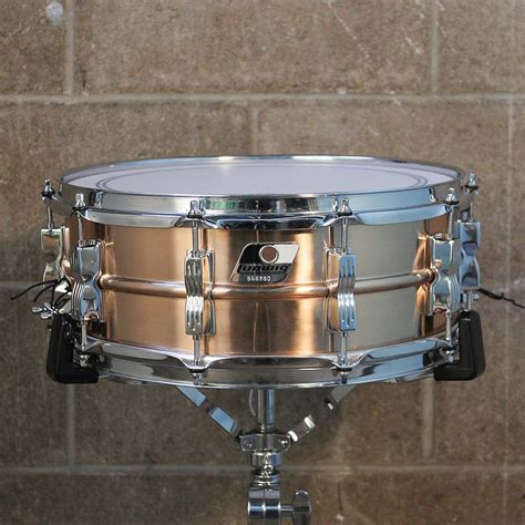 Ludwig 5x14 Lm305 Rocker Bronze Snare Drum Reverb