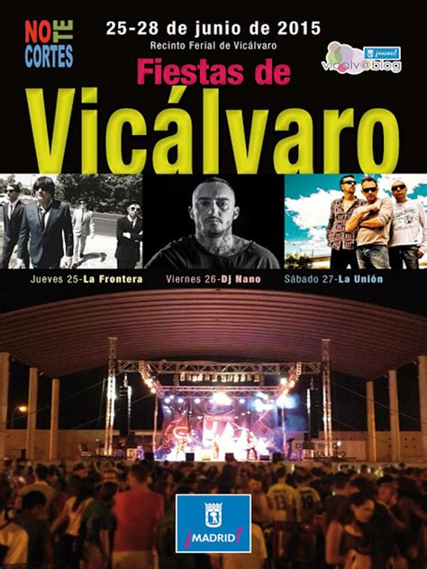 Programa Fiestas De Vic Lvaro Madrid Del Al De Junio De Pongamos Que