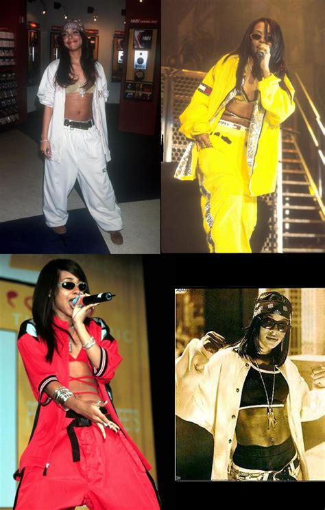 10 Times Aaliyahs Cyber Futuristic Tomboy Style Defined The 90s