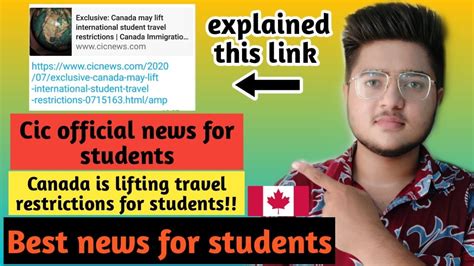 Canada has extended all travel restrictions and quarantine rules, including its ban on flights from india and pakistan through june 21, 2021. canada is lifting travel restrictions for students|canada ...