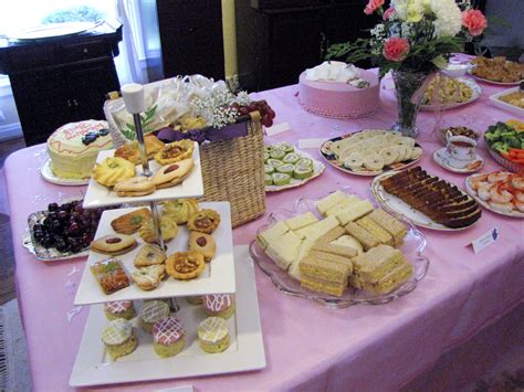A Jane Austen Tea Party Bridal Shower Food Tea Party Bridal Shower