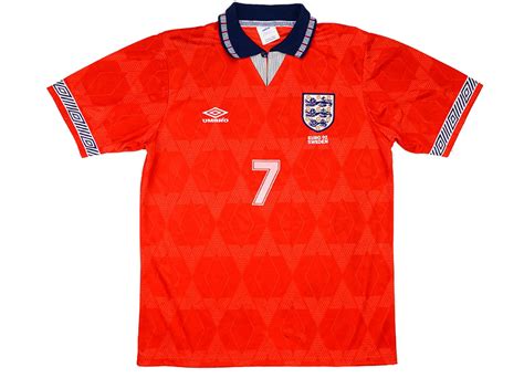Collection of retro and vintage england football shirts from the early nineties to the present day. Umbro 1992 England Match Issue European Championship Away ...