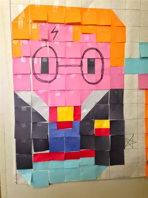 Librarian On Display Crafts Post It Note Art