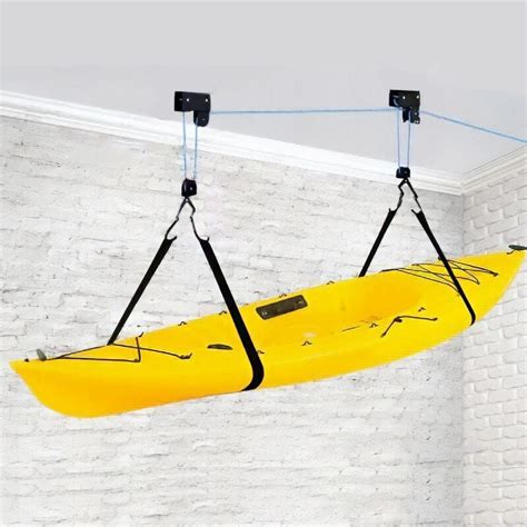 Kayak And Canoe Hoist Ceiling Rack Shelly Lighting