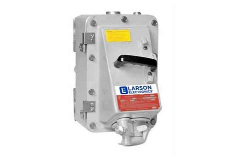 Larson Electronics Explosion Proof Receptacle W Disconnect Switch