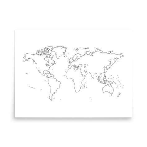 World Map Etsy