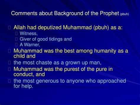 Ppt Nahjul Balaaghah About Prophet Muhammad Pbuh Powerpoint