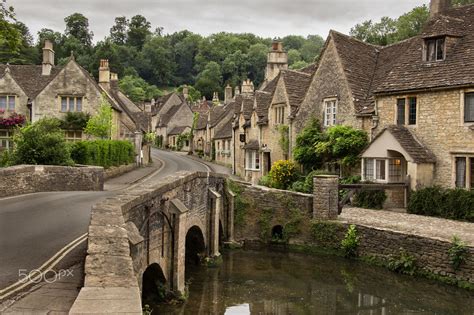 Castle Combe In Castle Combe A Small Village In The Cotswolds Area