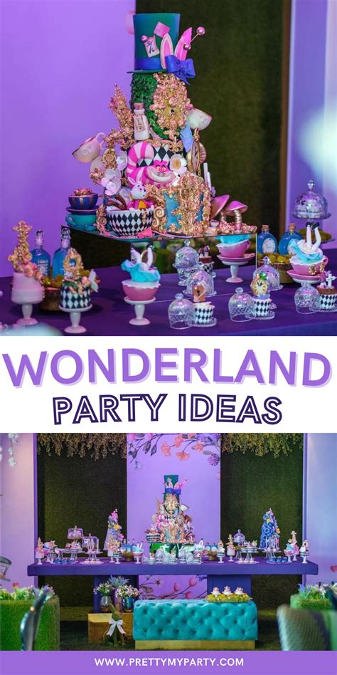 Alice In Wonderland Themed Party Pretty My Party