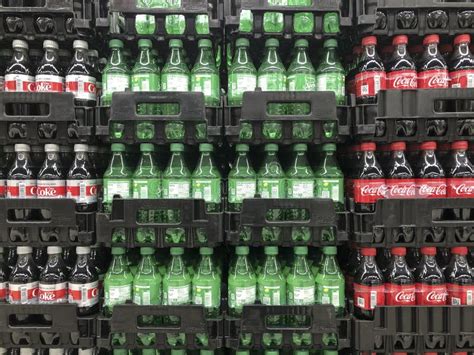 Coca Cola Diet Coke And Sprite On Display Coke Products Are Among The