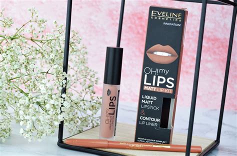Eveline Cosmetics Oh My Lips Matt Lip Kit Matowa Pomadka I Konturówka W Kolorze 01 Natural