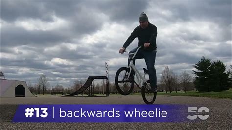 13 How To Backwards Wheelie Bmx Flatland Youtube