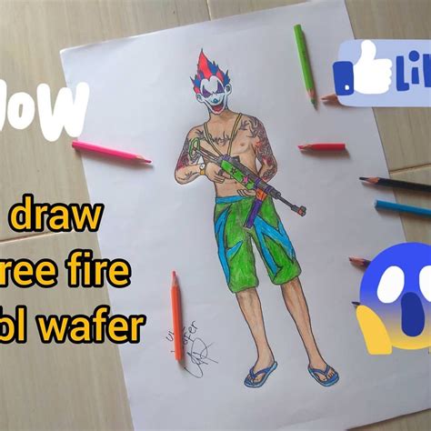 Top Pictures Free Fire Drawing New Freefire Alok Character Drawing Step By Step For