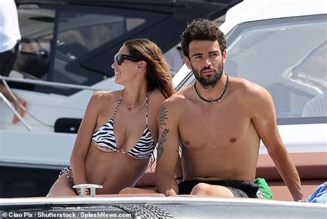 Matteo Berrettini 27 And His Bikini Clad Girlfriend Melissa Satta 37 Head Out On Boat
